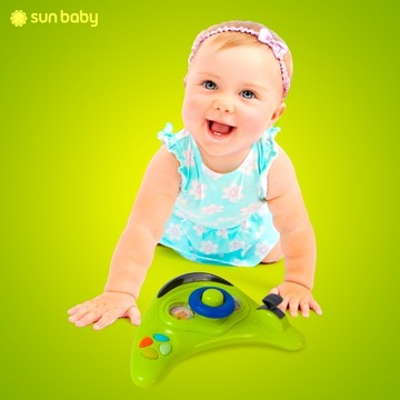 Интерактивные ходунки с рулем.