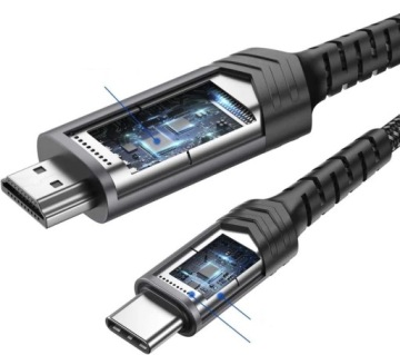 Кабель JSAUX USB-C — HDMI 4K 60 Гц MHL 3 м