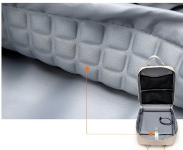 JQ 1005 рюкзак/сумка для ноутбука 15,6 см с USB, серый