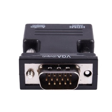 АДАПТЕР АДАПТЕР-ПРЕОБРАЗОВАТЕЛЬ HDMI В VGA + АУДИО