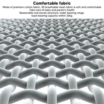 Детская переноска с набедренным сиденьем Эргономичная Дышащая Удобная Многофункциональная