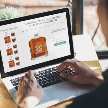 Zestaw Karafka 2 Szklanki do Whisky z Grawerem Prezent na Rocznicę Ślub