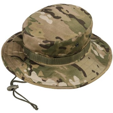 Polski Kapelusz Wojskowy DOMINATOR BOONIE Wędkarski Rip-Stop MC CAMO M