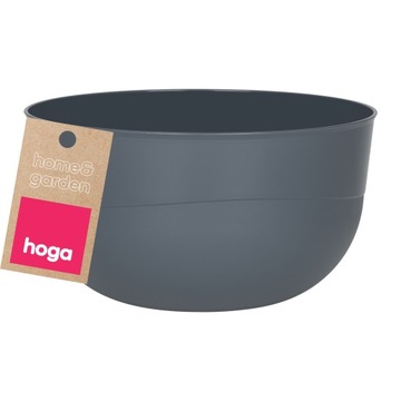 МИСКА КУХОННАЯ ПЛАСТИКОВАЯ ДЛЯ ЕДЫ С КРЫШКОЙ 1,2 Л 16 СМ С СЕРАЯ