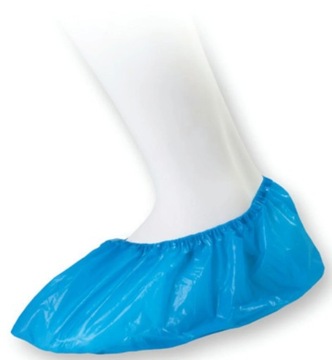 OCHRANIACZE NA BUTY FOLIOWE NIEBIESKIE 100 SZT