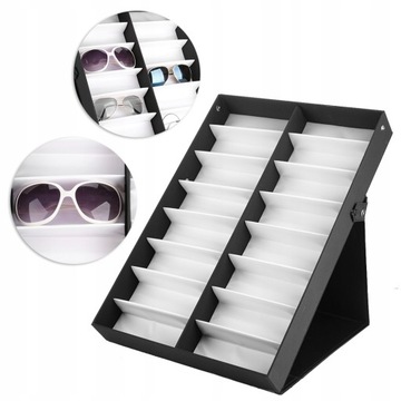 ORGANIZER ETUI NA OKULARY 16SZT SZKATUŁKA PUDEŁK