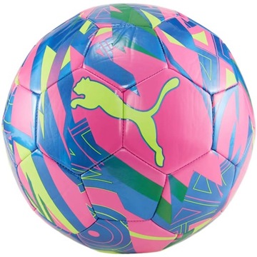 Piłka nożna Puma Graphic Energy różowo-niebieska 4