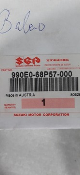 SUZUKI BALENO FÓLIE OSOBNÍ STRÁŽCE NÁRAZNÍKU ZADNÍHO 990E0-68P57-000