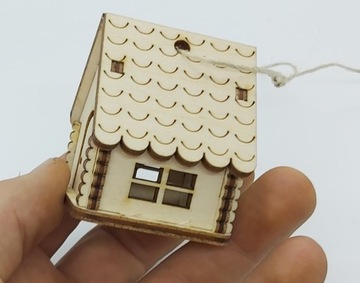 МИНИ деревянный дом ЛЕС В БАНКЕ небольшой домик