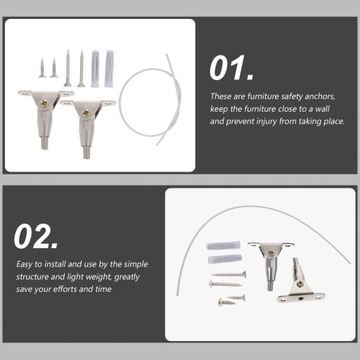 Пряжка для детской мебели, устойчивая к якорю, подставка под ТВ.