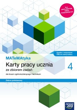 MATeMAtyka 4 karty pracy ze zbiorem Z/P NE 2022