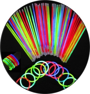 СВЕТОВЫЕ ЛЕНТЫ, БРАСЛЕТЫ, СВЕТЯЩИЕСЯ ПАЛОЧКИ 100