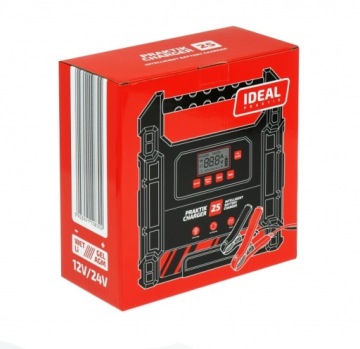 ВЫПРЯМИТЕЛЬНОЕ ЗАРЯДНОЕ УСТРОЙСТВО IDEAL PRAKTIK CHARGER 25 LCD 12/24V 25A 230V LIT