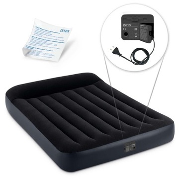НАСОС ВЕЛЮРОВЫЙ НАДУВНОЙ МАТРАС 191x137 INTEX 64148
