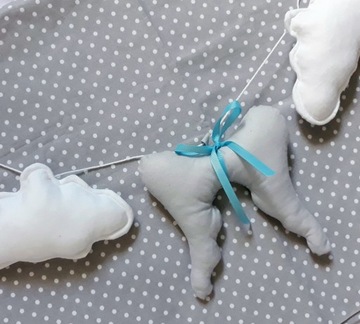 ГИРЛАНДИЯ, подвеска ОБЛАКО, 3D декор, LAYETTE