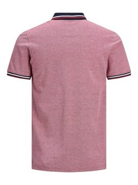 Jack&Jones Polo Paulos 12136668 Czerwony Slim Fit