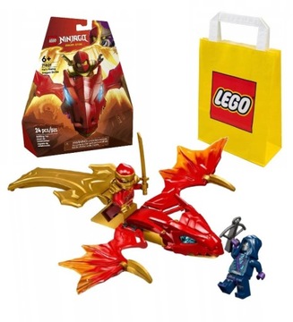 LEGO NINJAGO 6+ ATAK POWSTAJĄCEGO SMOKA KAIA 71801