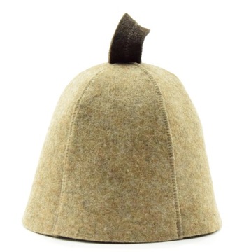 Czapka do sauny wełniana z taśmą UNISEX- L