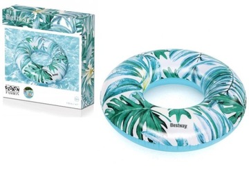 Надувное кольцо Bestway Tropical Palms, микс дизайнов, 119 см