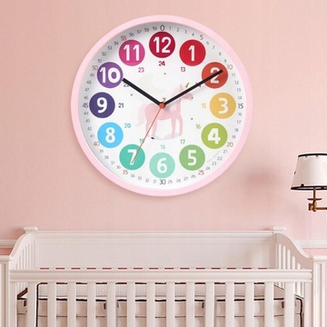 Красочные настенные часы Study Clock 10 Нет