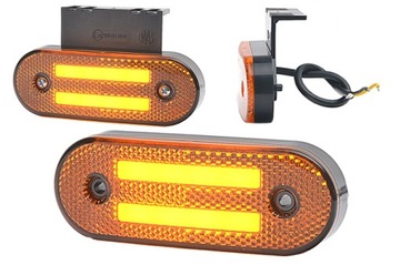 Lampa obrysowa kierunkowskaz LED do naczepy ciężarówki W175 1222 WAŚ