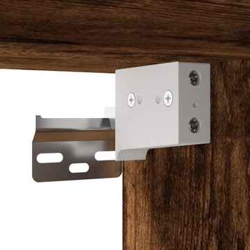 Подвесные тумбы под ТВ, 3 шт., дуб дымчатый, 57х34,