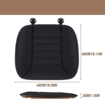 PODUSZKA NA FOTEL SAMOCHODOWY PIANKA PAMIĘCIOWA ODDYCHAJĄCY DLA KRZESŁA