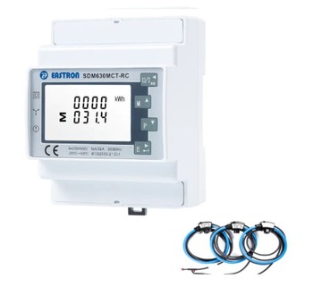 LICZNIK ENERGII EASTRON SDM630MCT RC+ 3x Cewka Rogowskiego ESCT-RC100 1000A