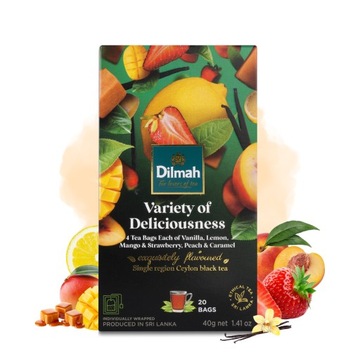 Zestaw Herbat Dilmah Variety of Fun Teas 20 kopert