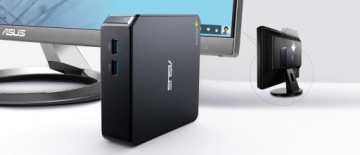 Микрокомпьютер Мини-ПК ASUS Chromebox CN60 i7-4600u 8/120SSD W10 HDMI DP