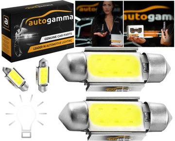 Żarówka LED C5W 31mm 5w Stabilizator Rurka Canbus COB komplet 2 szt.