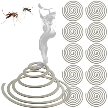 SPIRALA NA KOMARY PRZECIW KOMAROM ODSTRASZACZ 10x