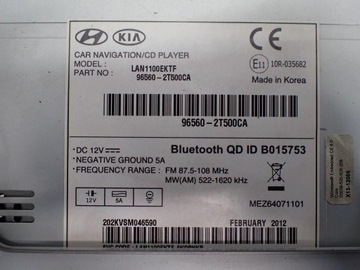 РАДИОНАВИГАЦИЯ NAVI ДИСПЛЕЙ ЕВРОПА KIA OPTIMA III 12R
