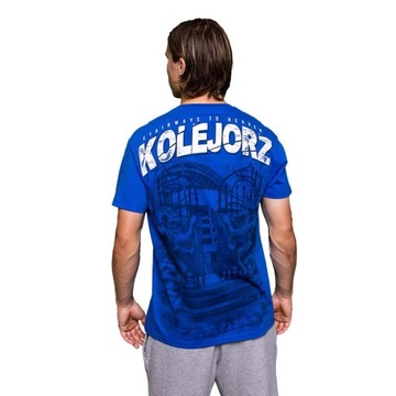 KOSZULKA LECH POZNAŃ PRIDE n GLORY NIEBIESKA R.XL
