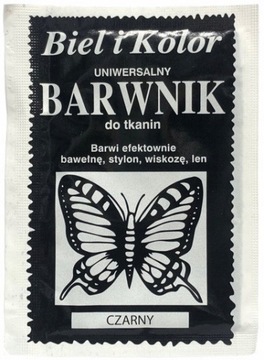 MOTYL Barwnik do Tkanin - Czarny
