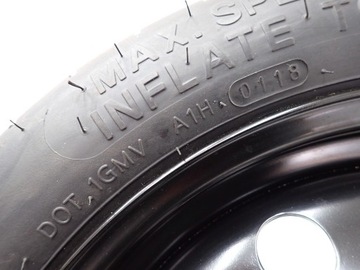 ЗАПАСНОЕ КОЛЕСО 125/70R16 5X108 FORD C-MAX MK2 II FOCUS MK3 III 18R