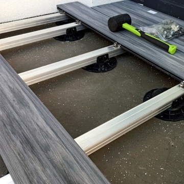 регулируемая опора для террасных балок 66-145 мм