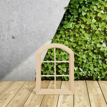 Миниатюрная деревянная дверь кукольного домика 1/12