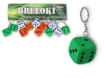 Brelok zawieszka kostka