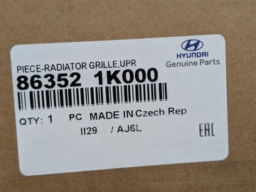 CHRÓM LIŠTA MŘÍŽKY HYUNDAI IX20 10-15 86352-1K000 ORIGINÁLNÍ