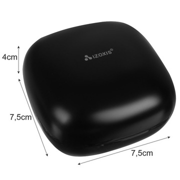 Черные беспроводные Bluetooth-наушники-вкладыши Черный внешний аккумулятор + чехол