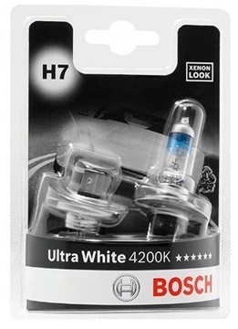 BOSCH 2SZT 2X ŻARÓWKA H7 ULTRA WHITE 5000K