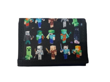 MINECRAFT PIKS portfel portfelik rozkładany na rzep