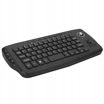 KLAWIATURA BEZPRZEWODOWA 2.4G Z MYSZKĄ TRACKBALL