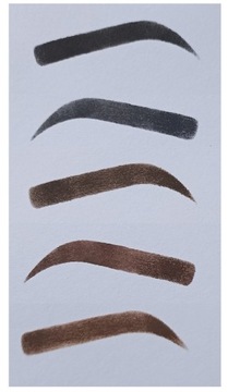 STEMPEL DO BRWI POMADA 10 SZABLONY czarny X1