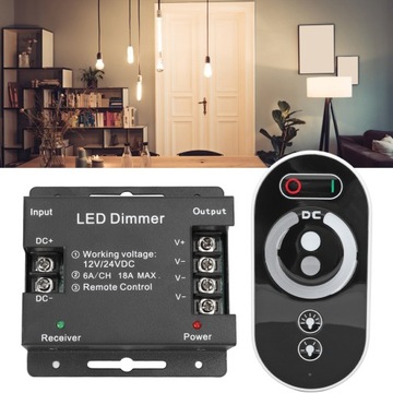 КОНТРОЛЛЕР ДИММЕР КОНТРОЛЛЕР СВЕТОДИОДНЫХ ЛЕНТ