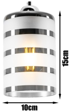 СОВРЕМЕННЫЙ СТЕКЛЯННЫЙ НАСТЕННЫЙ СВЕТИЛЬНИК ХРОМИРОВАННЫЙ СВЕТОДИОДНЫЙ