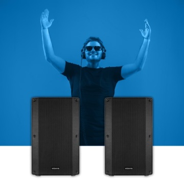 Комплект из двух стереодинамиков USB BT XLR мощностью 800 Вт 12 дюймов