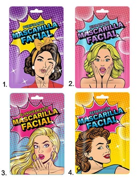 Mascarilla Facial Face Mask 25ml – Maska do Twarzy w Płachcie Różne Rodzaje