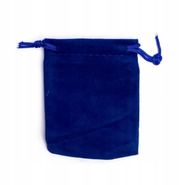 Aksamitna torebka prezentowa - Niebieska XS